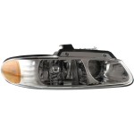 Headlight Assembly for Dodge/Plymouth/Chrysler Caravan, Town and Country, Voyager (2000-2000), Right (Passenger) Side, Halogen, with Quad Lights, Replacement