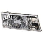Headlight Assembly for Mercury Grand Marquis 1998-2002, Right (Passenger) Side, Halogen, Replacement