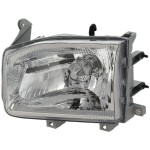 Headlight Assembly for Nissan Pathfinder 1999-2004, Left (Driver), Halogen, From 12-1998, Replacement