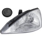 Headlight Assembly for Ford Focus 2000-2002, Left (Driver), Halogen, Excludes SVT Model, Replacement