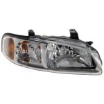 Headlight Assembly for Nissan Sentra 2000-2001, Right (Passenger), Halogen, Replacement