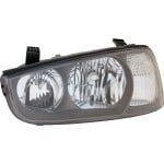 Headlight Assembly for Hyundai Elantra 2001-2003, Left (Driver) Side, Halogen, Replacement