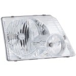 Headlight Assembly for Ford Explorer 2002-2005, Right (Passenger), Halogen Light, Excludes 2002-2003 Sport Model, Replacement