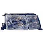 Right (Passenger) Headlight Assembly for 1990 - 1992 Lexus LS400, Front Headlight Assembly Housing / Lens / Cover Replacement, Composite;  8111050011