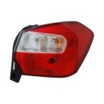 Tail Light for Subaru Impreza (2012-2016) & XV Crosstrek (2013-2017), Hatchback, Right (Passenger), Lens and Housing, CAPA-Certified, Replacement