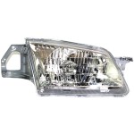 Headlight Assembly for Mazda Protege 1999-2000, Right (Passenger) Side, Halogen, Replacement