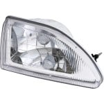 Headlight Assembly for Ford Mustang Cobra Model, Right (Passenger), Halogen, 1994-1998, Replacement