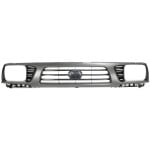 Grille for 1995-1997 Toyota Tacoma, 4WD (Four-Wheel Drive), Painted Gray Shell with Painted Black Insert, Replacement