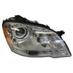 Right (Passenger) Headlight Assembly for 2008 - 2011 Mercedes Benz ML350, Front Headlight Assembly Replacement Housing/Lens/Cover, W164, Halogen, Composite,  164820245964, Replacement