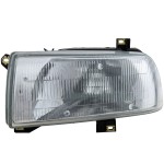 Headlight for Volkswagen Jetta 1993-1999, Left (Driver) Side Lens and Housing, Low Line, Replacement