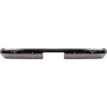 Chrome Rear Bumper for Chevrolet C/K Full Size Pick Up 1981-1987, Suburban 1981-1991, Fleetside Design, without Impact Strip Holes, Replacement