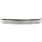 Front Bumper for Chevrolet S10 Blazer (1991-1992)/S10 Pickup (1982-1993), Chrome, with Molding Holes, Replacement