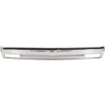 Front Bumper for Chevrolet S10 Blazer (1983-1994) and S10 Pickup (1982-1993), Chrome Finish, with Molding Holes, Replacement