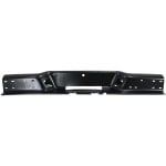 Step Bumper Face Bar for S10 Pickup 1994-1997 Series, Factory Installed, without Pad, with Pad Provision, without Mounting Bracket, Powdercoated Black, Fleetside, Replacement