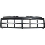 Black Shell and Insert Grille for 1991-1996 Dodge Dakota, Replacement