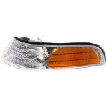 Corner Light for Ford Crown Victoria Base Model, 1992-1997, Left (Driver) Side, Lens and Housing, Replacement