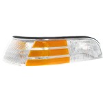 Corner Light Lens and Housing for Ford Crown Victoria LX Model, Left (Driver) Side, Fit Years 1992-1997, Replacement