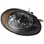 Headlight Assembly for Ford Taurus 1998-1999, Left (Driver), Halogen, from 6-10-1998, Replacement