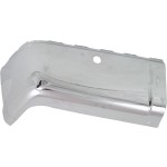 Rear Bumper End for Chevrolet Silverado / GMC Sierra 2007-2014, Left (Driver) Side, Chrome, with Sensor Holes, Excludes 2007 Classic, Replacement