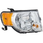 Headlight Assembly for Ford Escape 2008-2012, Right (Passenger), Halogen, Replacement