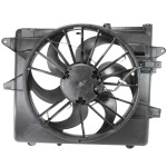 Radiator Fan Assembly for Ford Mustang Convertible/Coupe 2005-2014, Replacement