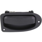 Interior Rear Door Handle for Ford Ranger 1993-2011, Mazda Pickup 1998-2010, Right (Passenger), Textured Black, Plastic, Replacement