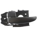Front Interior Door Handle for Hyundai Elantra 2001-2006, Left (Driver), Black, Replacement