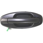 Textured Black Rear Exterior Door Handle for Hyundai Santa Fe 2001-2006, Left (Driver), Replacement