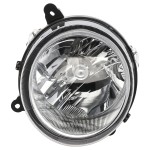 Headlight Assembly for Jeep Compass 2007-2010 / Patriot 2007-2017, Right (Passenger), Halogen, Without Leveling System, Replacement