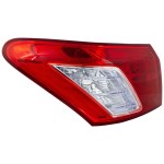 Tail Light for Lexus ES350 2007-2009, Left (Driver) Side, Outer Lens and Housing, Replacement