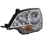 Composite Halogen Headlight Assembly for Saturn VUE (2008-2010), Chevrolet Captiva Sport (2012-2014), Left (Driver) Side, Replacement