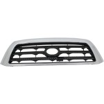 Grille for 2007-2009 Toyota Tundra, Chrome Shell with Painted Black Insert, Without Sport Package, SR5 Model, Replacement