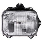 Headlight Assembly for Toyota 4Runner (1987-1995), Toyota Pickup (1987-1995), Tacoma 2WD (Two-Wheel Drive)(1995-1996), 4WD (Four-Wheel Drive)(1995-1997), Halogen, Right (Passenger), w/ Sealed Beam, Replacement