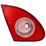 Tail Light for Toyota Corolla 2003-2008, Left (Driver), Inner, Lens and Housing, Replacement