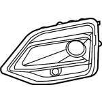 2021 - 2023 Audi Q5 Front Bumper Insert (Right / Passenger Side)