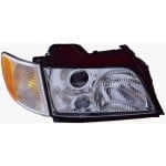 Right (Passenger) Headlight Assembly for 1996 - 1997 Audi A6, Front Headlight Assembly Replacement Housing, Lens, Cover, Composite;  4A0941004BF, Replacement
