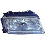 Right (Passenger) Headlight Assembly for 1996 - 1999 Audi A4 - Front Replacement Housing/Lens/Cover, to VIN X199999; Composite;  8D0941030E, Replacement