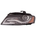 Right (Passenger) Headlight Assembly for 2010 - 2012 Audi A4 Sedan, Front Headlight Assembly Replacement Housing / Lens / Cover, Xenon without Curve Lighting from 6/21/2010, Composite,  8K0941030AS, Replacement