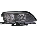 Headlight Assembly for BMW 3-Series (02-05) Right (Passenger), Halogen, Black Interior, Sedan/Wagon, Replacement - Fits Models: 320i, 323i, 325i, 328i, 330i.