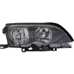 Headlight Assembly for BMW 3-Series (02-05) Right (Passenger), Halogen, Black Interior, Sedan/Wagon, Replacement - Fits Models: 320i, 323i, 325i, 328i, 330i.