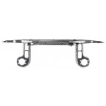 Front Body Panel Radiator Support for BMW 3-Series (1992-1999), Steel, Black, Replacement