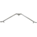 Radiator Support for BMW 5-Series 2004-2010, Front, Black, Aluminum, Sedan/Wagon, Replacement Models: 525i, 528i, 530i, 535i, 545i, 550i