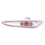 Left Side Repeater Light for 2002-2004 BMW 325i, (4 Door Sedan + 4 Door Wagon), Driver Side, Clear Lens,  BM2570112, Replacement