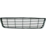 Front Bumper Grille for Chevrolet Impala 2006-2011, Chrome Shell/Dark Gray Insert, Excludes SS Model, Replacement