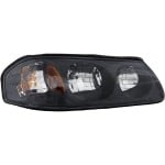 Headlight Assembly for Chevrolet Impala 2004-2005, Right (Passenger), Composite Structure, Halogen Light, From 2-06-04, Replacement