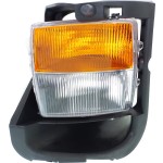 Front Fog Light Assembly with Signal Light for CTS Cadillac 2004-2007, V Model, Left (Driver), Replacement
