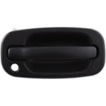 Front Exterior Door Handle for Chevrolet Silverado/GMC Sierra 1999-2006, Right (Passenger), Textured Black, w/ Keyhole, Includes 2007 Classic, Replacement