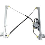 Front Window Regulator for Chevrolet Silverado/GMC Sierra 1999-2007, Right (Passenger) Side, Power Operated, with Motor, Includes 2007 Classic, Replacement
