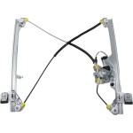 Front Window Regulator for Chevrolet Silverado/GMC Sierra 1999-2007, Left (Driver), Power with Motor, Includes 2007 Classic Model, Replacement