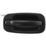 Rear Exterior Door Handle for Chevrolet Silverado/GMC Sierra 1999-2006, Right (Passenger), Textured Black, Crew Cab, Includes 2007 Classic, Replacement